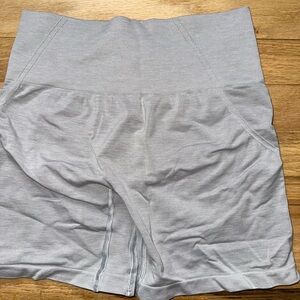 Oner Active Light Gray High-Waisted Shorts
